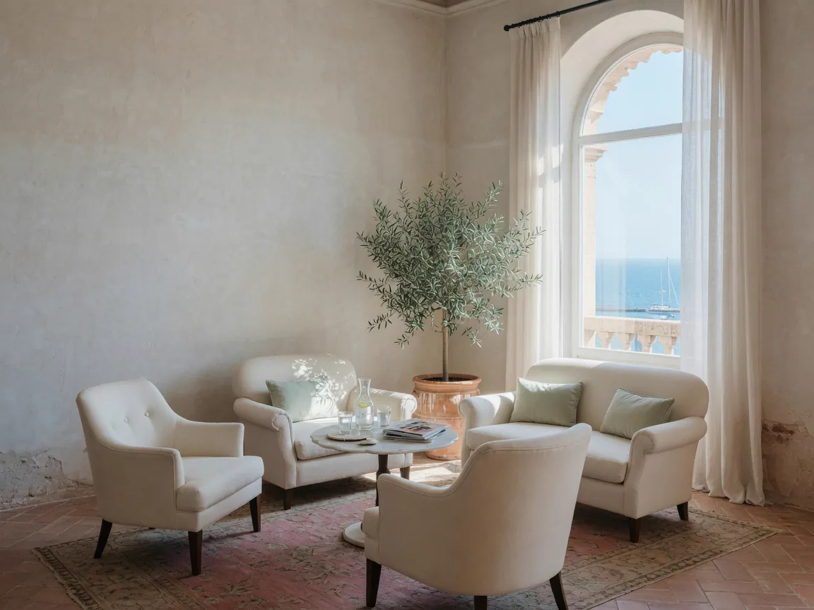 Sessel in einer Suite in Palma